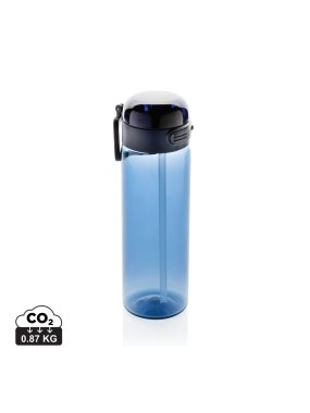 Fľaša na vodu SipnLock RCS RPET 800 ml, nepretek., športová > modrá (navy)