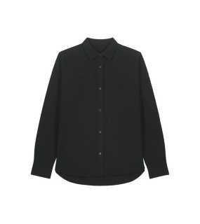 Dámska košeľa (STANLEY\STELLA Stella Oxford Shirt) > čierna > M