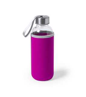 Sklenená flaša > ružová (fuchsia)
