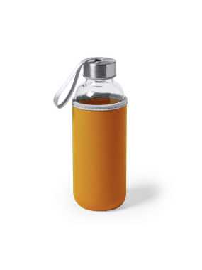 Sklenená flaša > oranžová