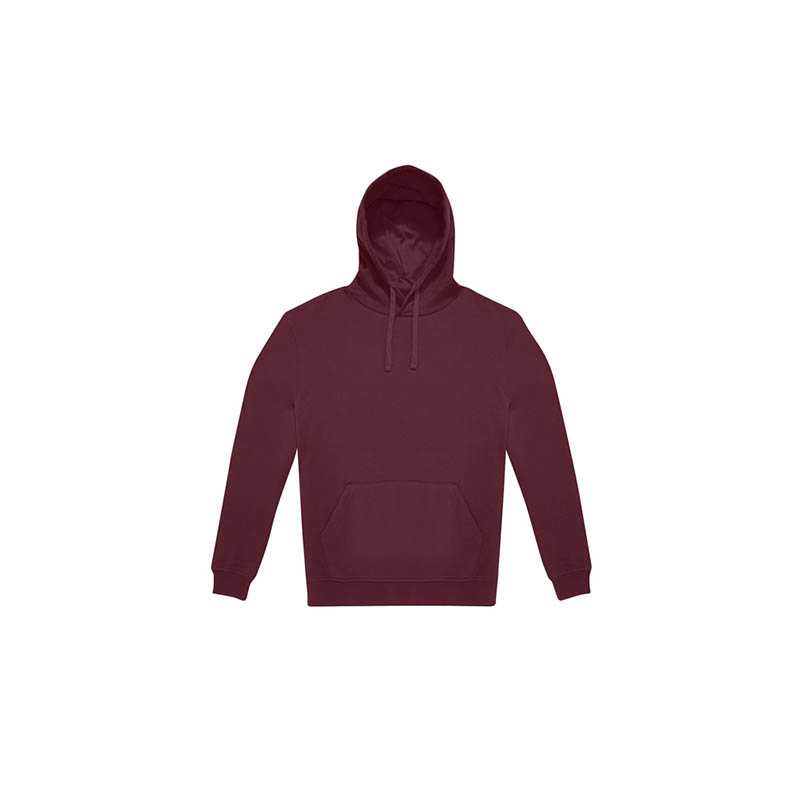 Unisex mikina (B&C ID.333 Hoodie) > bordová > S