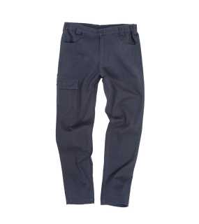 Pánske nohavice (RESULT Super Stretch Slim Chino)>modrá (navy)>M