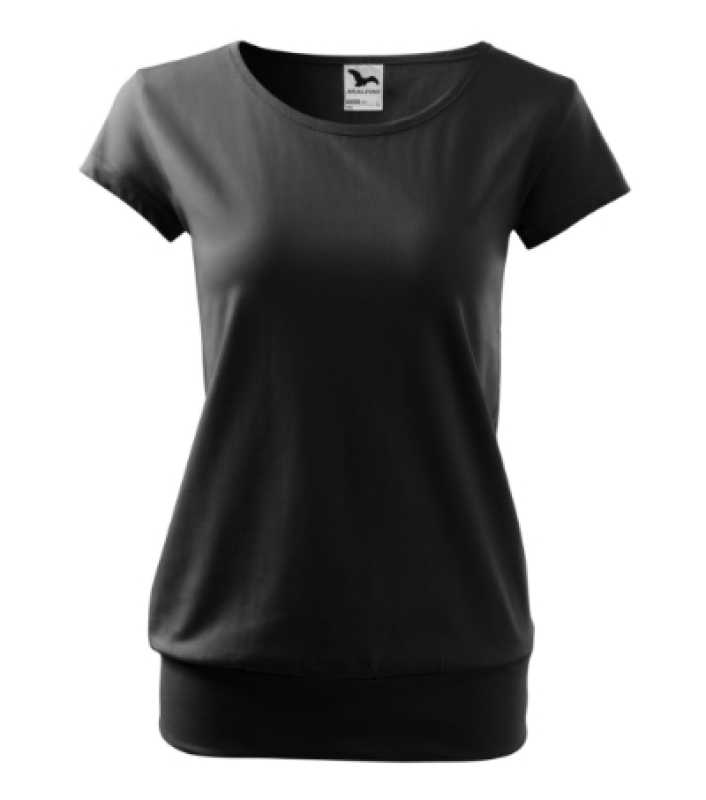 Dámske tričko (MALFINI City 150) > čierna > 3XL