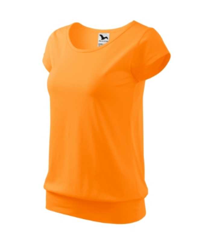 Dámske tričko (MALFINI City 150) > oranžová (mandarine) > XS