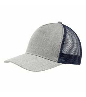 5 panelová šiltovka > modrá / šedá