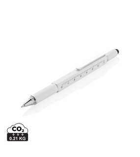 Univerzálne pero 5 v 1 > biela