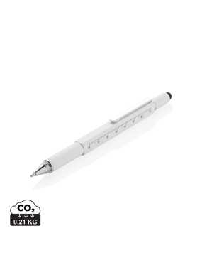 Univerzálne pero 5 v 1 > biela