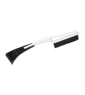 Škrabka na ľad s kefou > biela