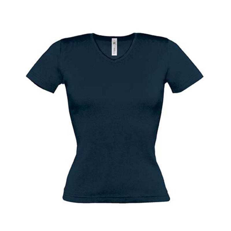 Dámske tričko (B&C WATCH/WOMEN) > modrá (navy) > XL