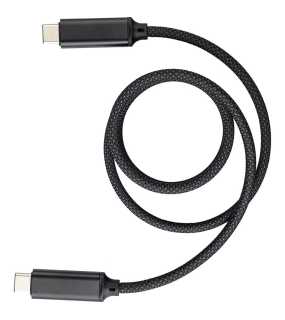 Nabíjací a dátový kábel USB-C/USB-C > čierna