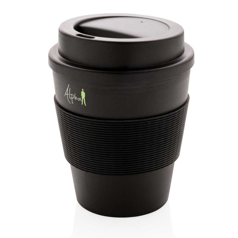 Opakovane použiteľny´ hrnček 350 ml > čierna