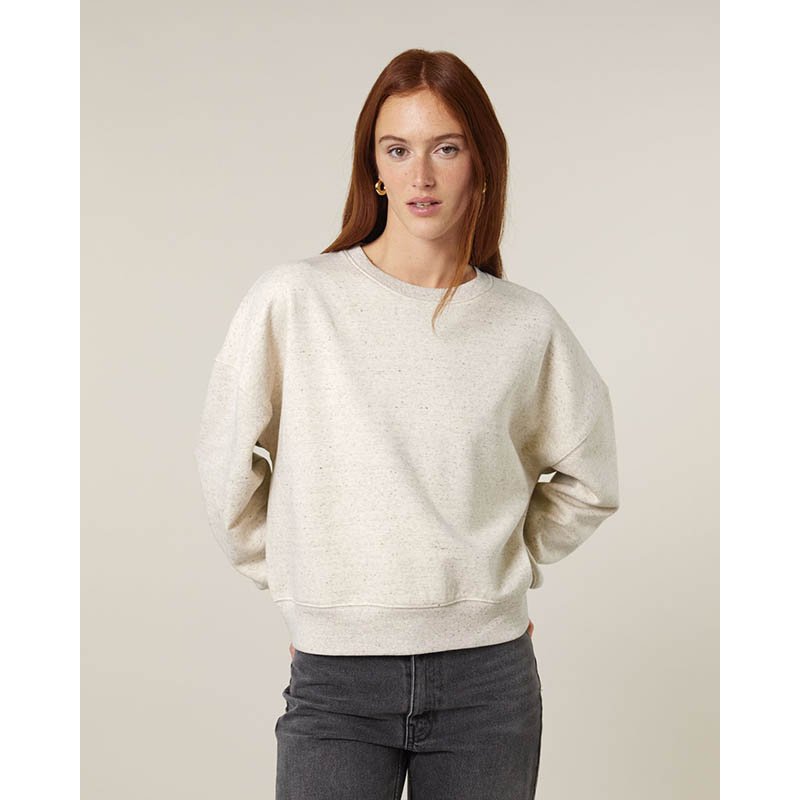 Dámska mikina (STANLEY\STELLA Stella Alma) > biela (eco heather) > M