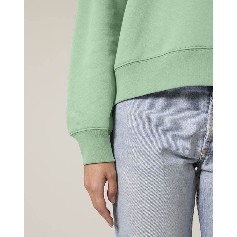 Dámska mikina (STANLEY\STELLA Stella Alma) > zelená (misty jade) > XS