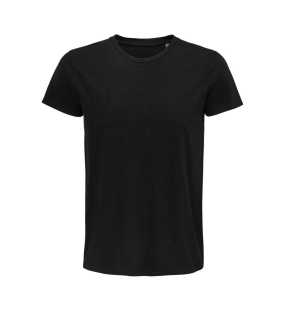 Pánske tričko (SOL'S PIONEER MEN - ROUND-NECK FITTED JERSEY T-SHIRT) > čierna (deep) > XL