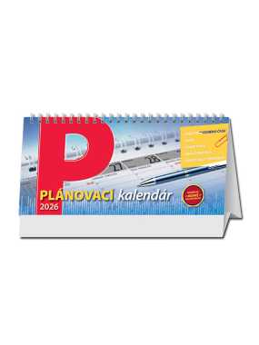 Stolový kalendár (Plánovací kalendár 2026) - 29,7 x 13,8 cm