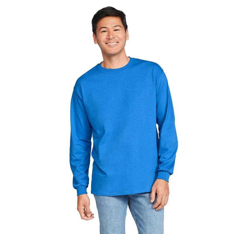 Unisex tričko (Gildan HEAVY COTTON™ ADULT LONG SLEEVE T-SHIRT) > biela > L