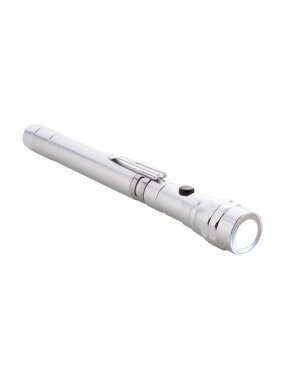 Výsuvná baterka > strieborná