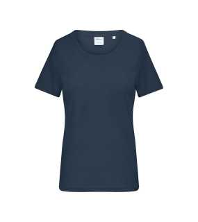 Dámske tričko (JN Ladies' T-shirt 1:1 Rib) > modrá (navy) > L
