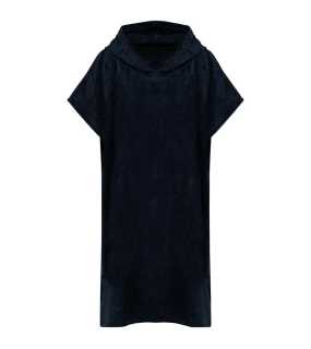 Unisex pončo (UNISEX HOODED TOWELLING PONCHO) > modrá (navy) > S/M