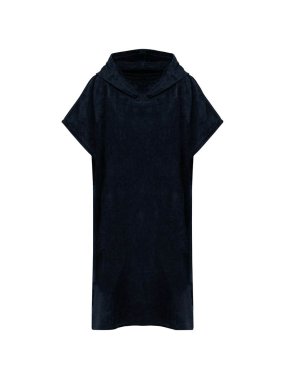 Unisex pončo (UNISEX HOODED TOWELLING PONCHO) > modrá (navy) > L/XL