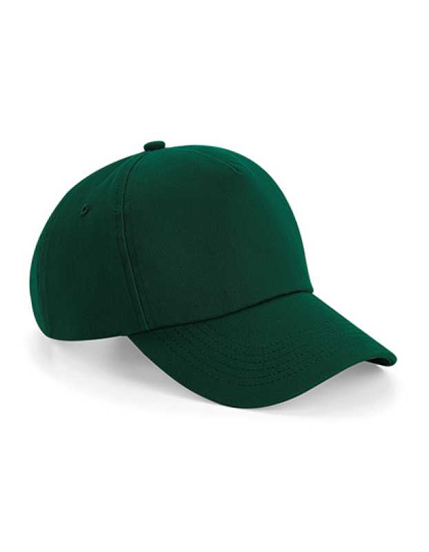 5 panelová unisex šiltovka (Beechfield Authentic 5 Panel Cap) > zelenná (bottle)