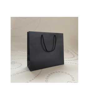 Papierová taška (LUXURY LINE) > čierna > 42x12x37 cm