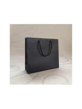 Papierová taška (LUXURY LINE) > čierna > 54x10x38,5 cm