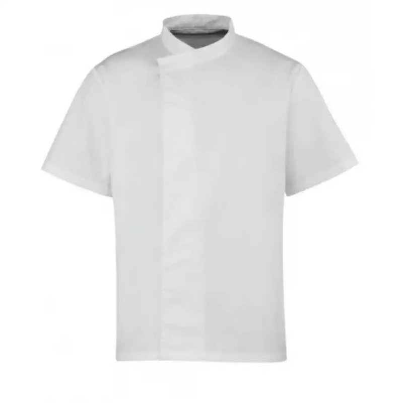 Pánske tričko (PREMIER ‘CULINARY’ CHEF’S SHORT SLEEVE PULL ON TUNIC) > biela > M