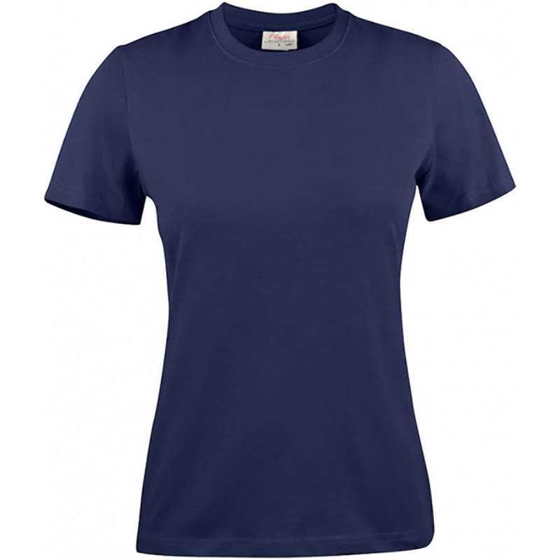 Dámske tričko (PRINTER ESSENTIALS LADIES HEAVY T-SHIRT) > modrá (navy) > L