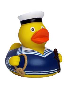 Kačička do vane (MBW Squeaky duck seaman) > modrá
