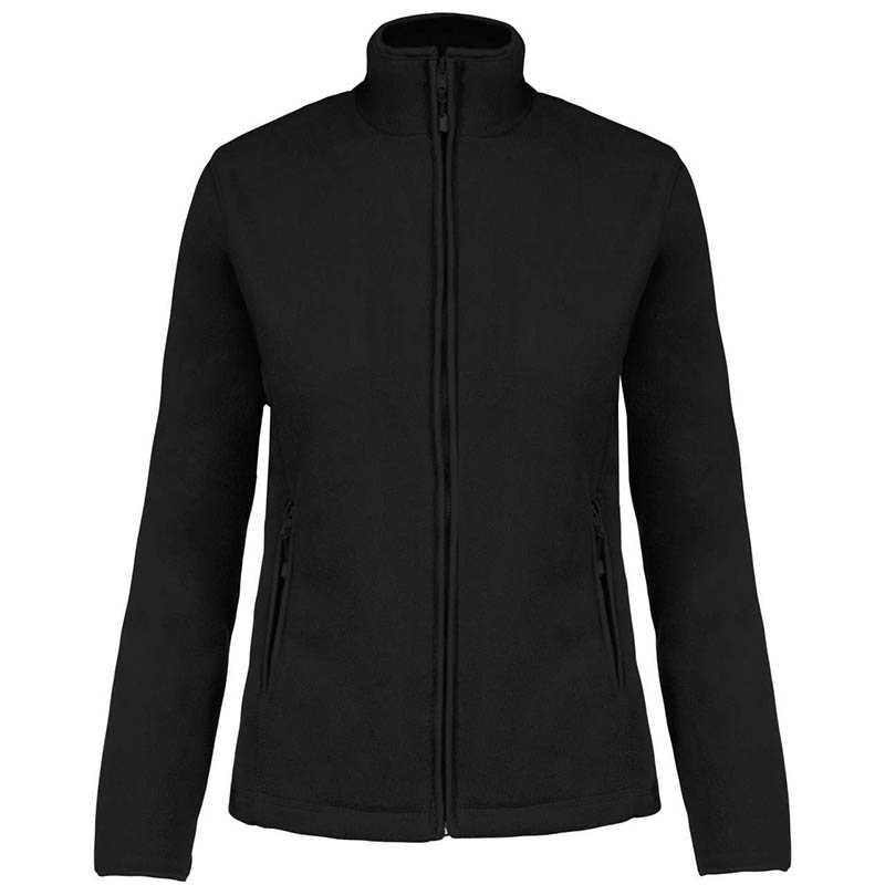 Dámska fleece bunda (KARIBAN LADIES MICRO FLEECE JACKET) > čierna > M