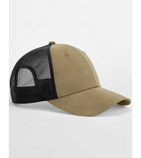 Unisex šiltovka (Beechfield Technical Mesh Trucker) > žltá (desert sand) / čierna