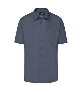 Pánska košeľa (JN Mens Business Shirt Shortsleeve) > šedá (carbon) > L