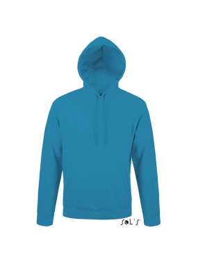 Unisex mikina (SOLS SNAKE UNISEX HOODED SWEATSHIRT) > modrá (aqua) > S