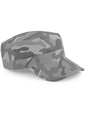 Unisex šiltovka (Beechfield Camo Army Cap) > maskáčová (arctic camo)