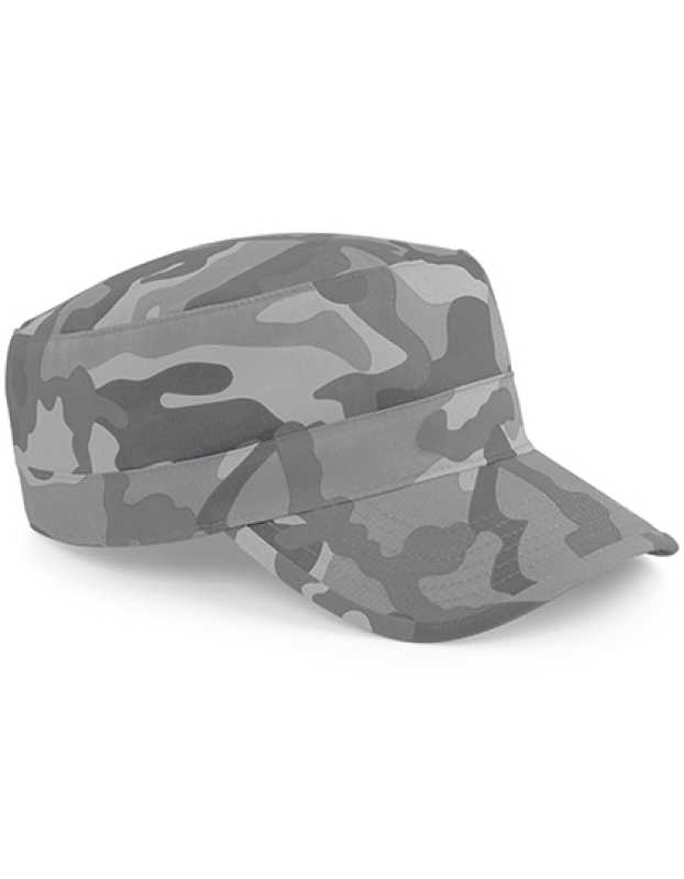 Unisex šiltovka (Beechfield Camo Army Cap) > maskáčová (arctic camo)