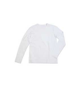 Pánske tričko (STEDMAN Morgan Long Sleeve) > biela > M
