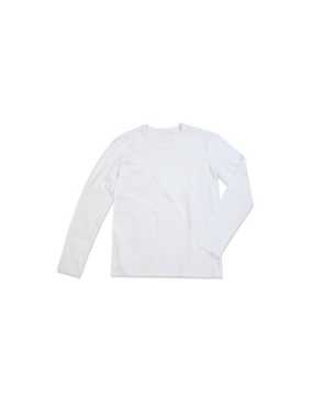 Pánske tričko (STEDMAN Morgan Long Sleeve) > biela > M
