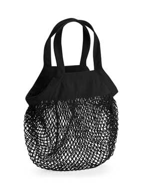 Nákupná taška z bavlny (WM Organic Cotton Mini Mesh Grocery Bag) > čierna