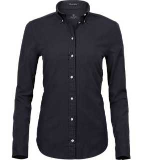 Dámska košela (Tee Jays Womens Perfect Oxford Shirt) > čierna > 2XL