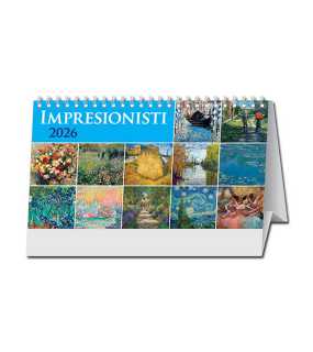 Stolový kalendár (Impresionisti stolový 2026) - 28 x 15 cm