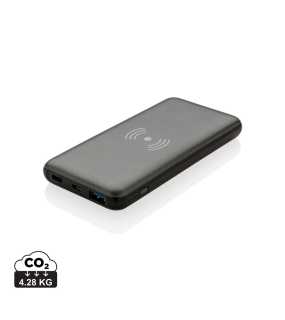 PD rýchlo nabíjacia bezdrôtová powerbanka 10 000 mAh 10 W > šedá