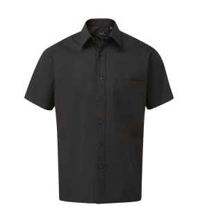 Pánska košeľa (PREMIER MEN'S SHORT SLEEVE POPLIN SHIRT) > čierna > M