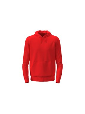 Unisex mikina (Stedman Classic Sweat Hoodie) > červená (scarlet) > 4XL