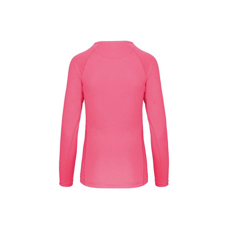 Dámske tričko (PROACT LADIES LONG SLEEVE SPORTS T-SHIRT) > ružová (fluorescent) > L