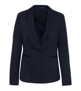 Dámske sako (Kariban LADIES' KNIT JACKET) > modrá (night navy heather) > 44