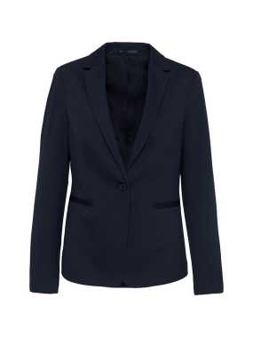 Dámske sako (Kariban LADIES' KNIT JACKET) > modrá (night navy heather) > 44