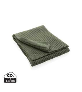 Pletený šál 180x25cm Impact z Polylana AWARE > zelená