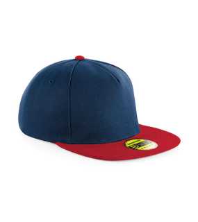 Unisex šiltovka(BF Original Flat Peak Snapback Cap)>modrá/červená(french navy/classic red)