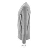 Pánske tričko (SOL'S IMPERIAL LSL MEN - LONG-SLEEVE T-SHIRT) > šedá (melange) > S